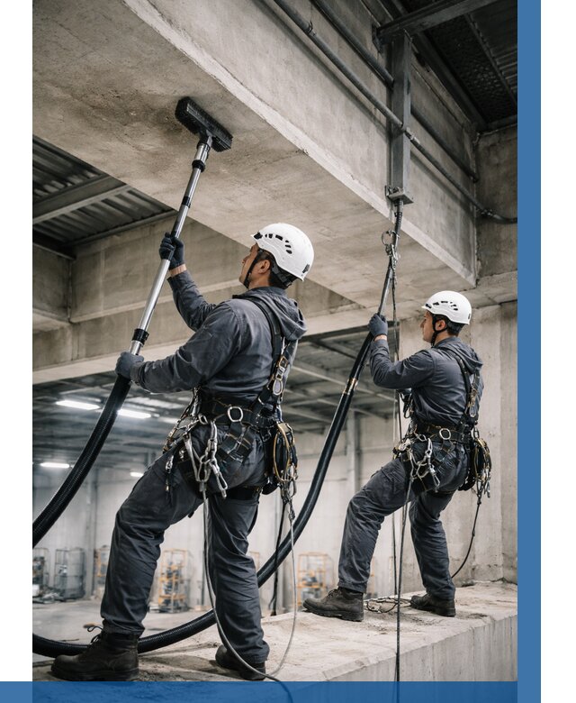 Обеспыливание потолочных конструкций в Копейске от 257 р. |ВЫСОТНИК-Кпс