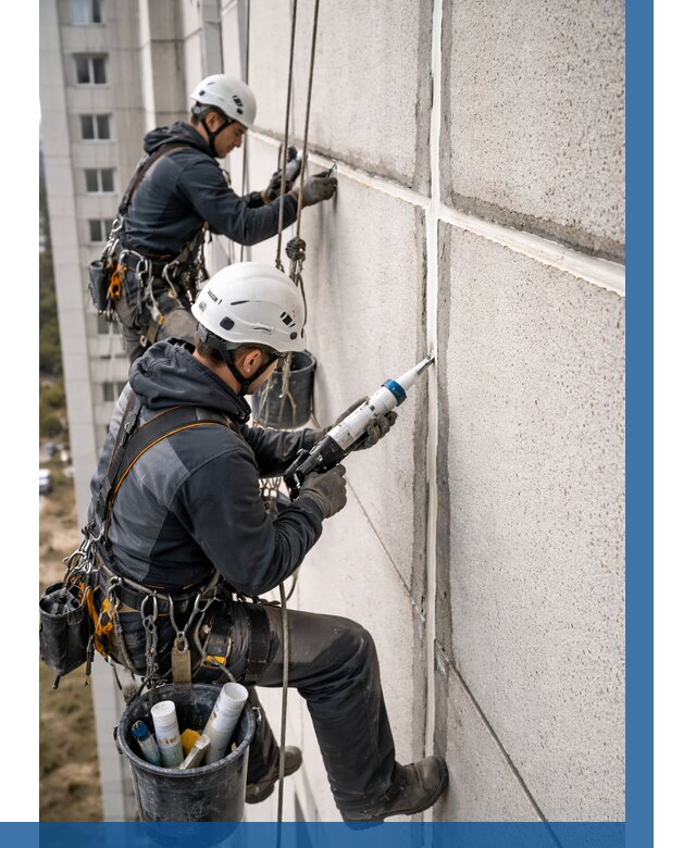 Герметизация межпанельных швов в Копейске от 718 р. | ВЫСОТНИК-Кпс
