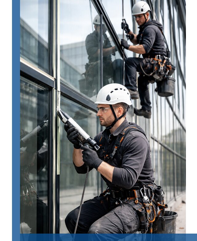 Герметизация витражных швов в Копейске для зданий и фасадов