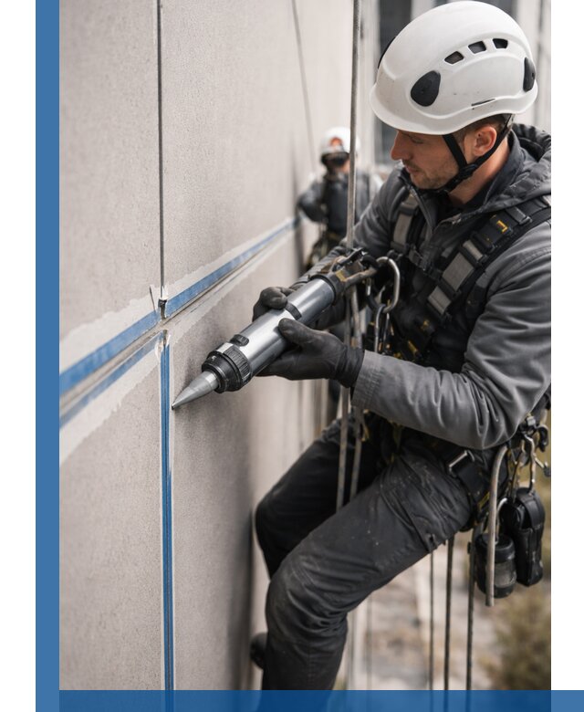 Герметизация стыков фасадных панелей в Копейске качественно и быстро