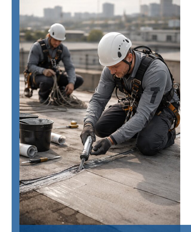 Аварийное и капитальное устранение протечек кровли в Копейске