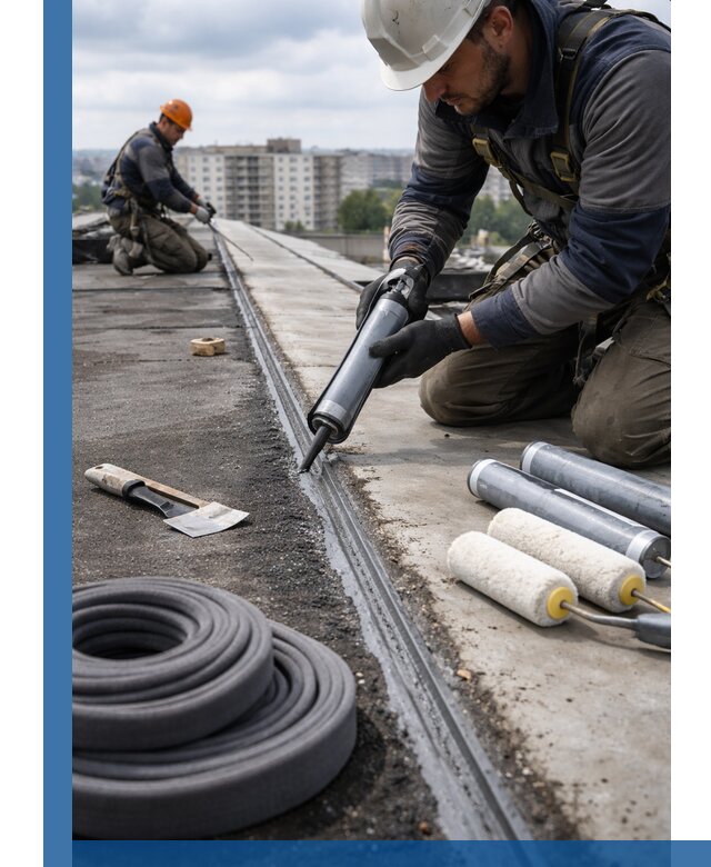 Герметизация швов кровли в Копейске с гарантией герметичности