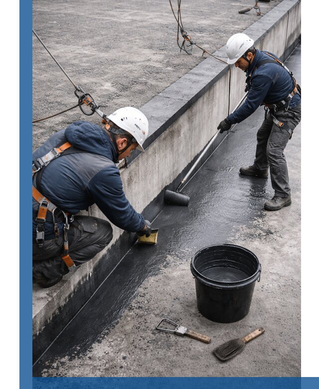 Гидроизоляция кровли жидкой резиной профессионально в Копейске