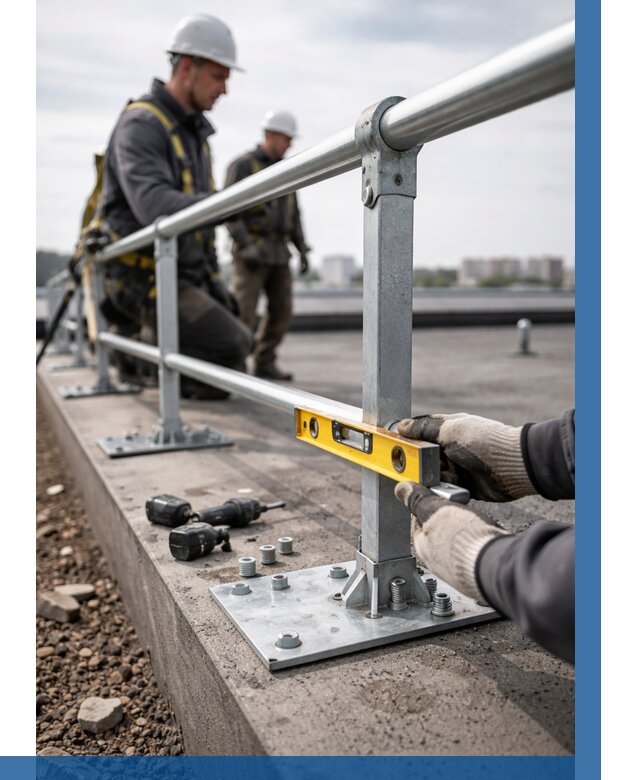 Монтаж кровельного ограждения в Копейске от 1232 р. | ВЫСОТНИК-Кпс