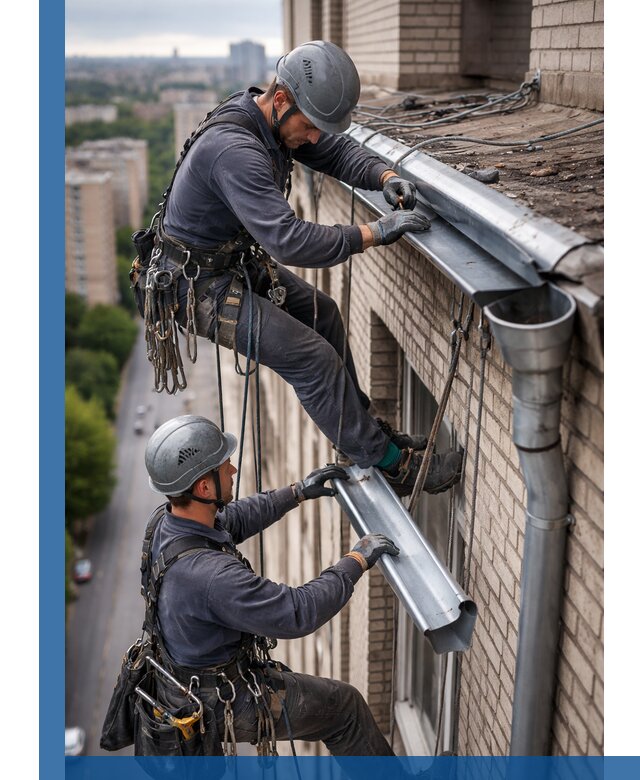 Ремонт водосточных желобов в Копейске, быстро и качественно