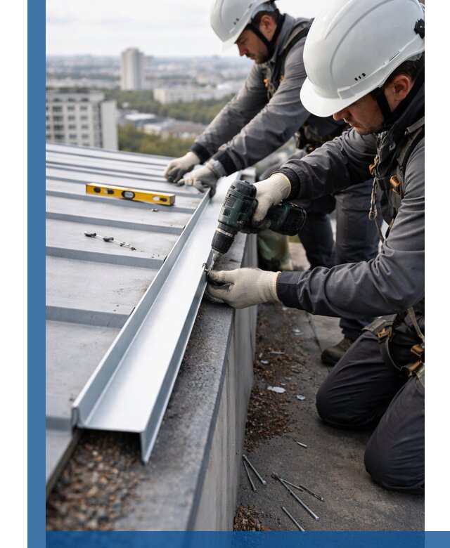 Монтаж капельника на кровле в Копейске с гарантией качества