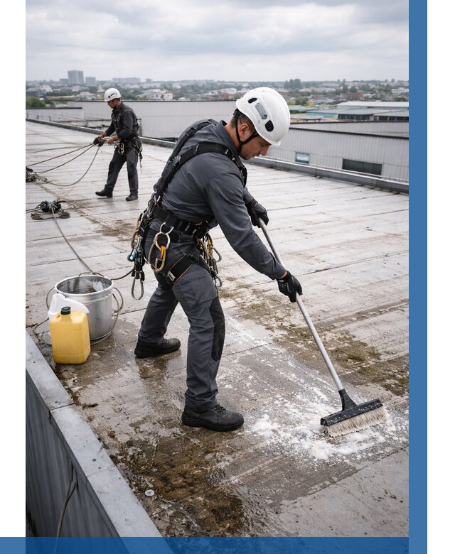 Очистка крыши по графику в Копейске от 7697 р. | ВЫСОТНИК-Кпс