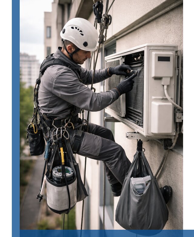 Обслуживание внешнего блока кондиционера в Копейске профессионально