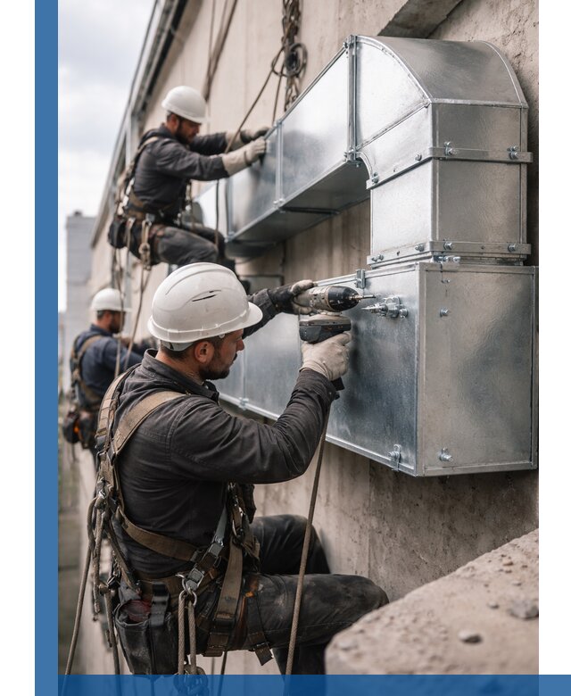 Профессиональный монтаж вентиляционных коробов в Копейске под ключ