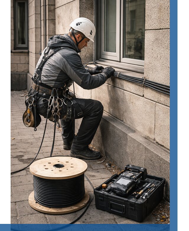 Прокладка оптоволоконного кабеля в Копейске от 821 р. | ВЫСОТНИК-Кпс