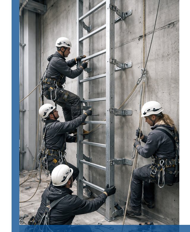Монтаж металлических лестниц в Копейске под ключ со гарантией