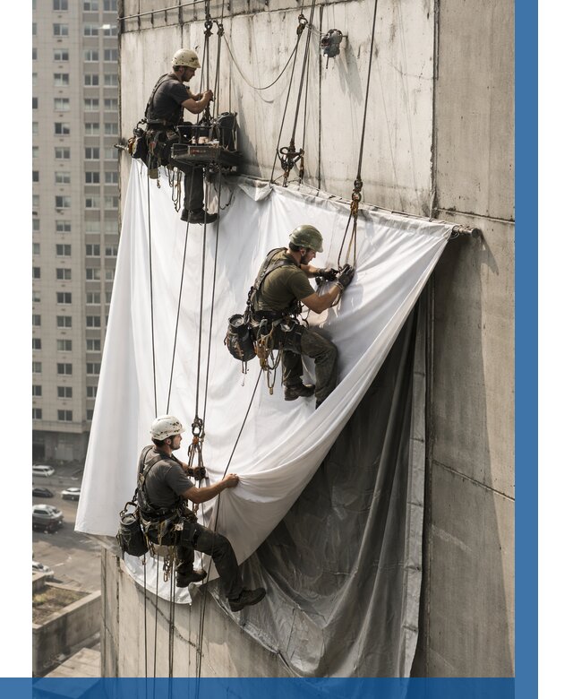 Замена баннерного полотна в Копейске от 6671 р. | ВЫСОТНИК-Кпс—заказать