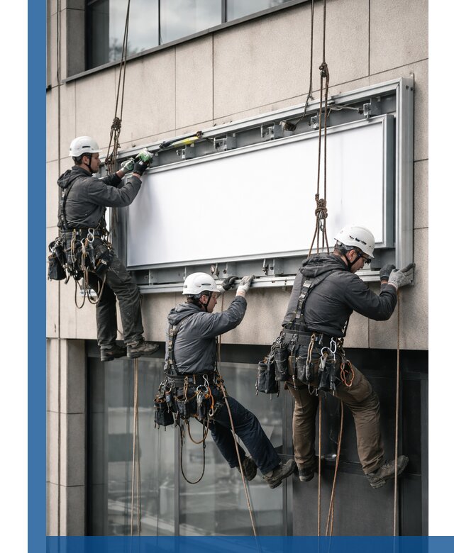 Профессиональный монтаж светового короба под ключ в Копейске