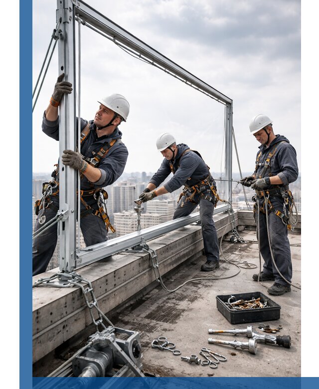 Монтаж крышных рекламных конструкций под ключ в Копейске