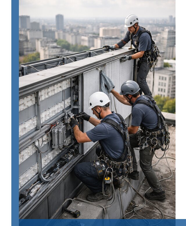 Профессиональное обслуживание крышной рекламы в Копейске под ключ