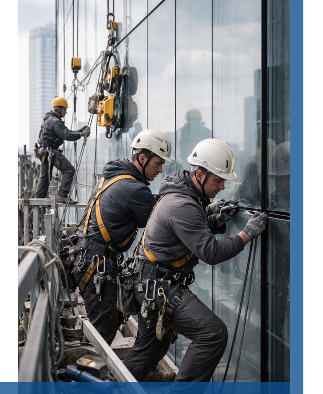 Структурное остекление фасадов в Копейске от 9750 р. | ВЫСОТНИК-Кпс