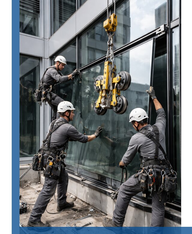 Структурное остекление фасадов в Копейске монтаж и обслуживание