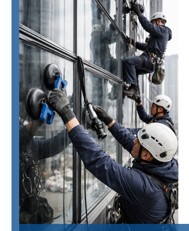 Радиусное остекление фасадов под ключ в Копейске с гарантиями