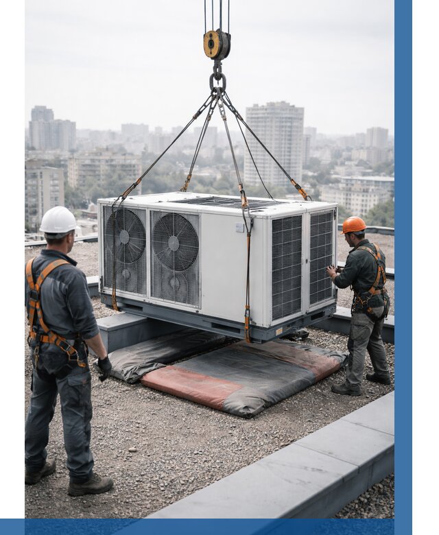 Подъем груза на крышу в Копейске от 5132 р. | ВЫСОТНИК-Кпс заказать