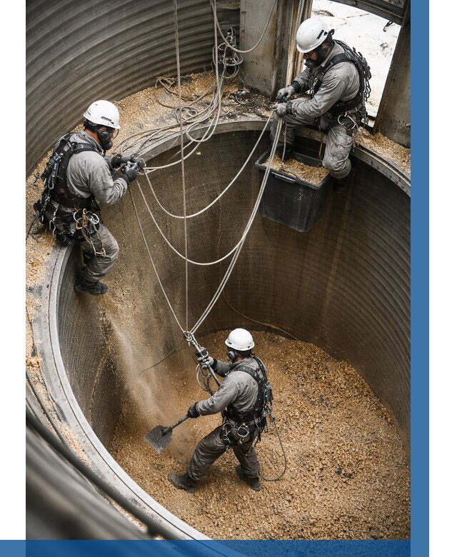 Чистка зерновых бункеров в Копейске от 12316 р. | ВЫСОТНИК-Кпс