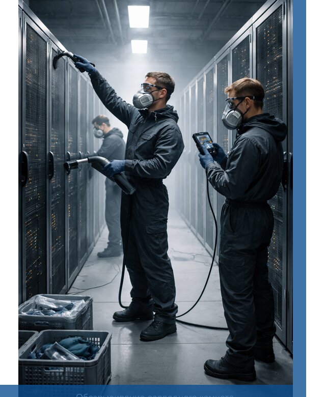 Обеспыливание серверной комнаты в Копейске от 4618 р. | ВЫСОТНИК-Кпс