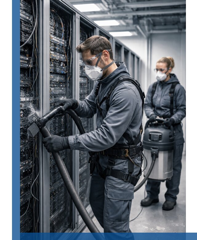 Обеспыливание серверной комнаты в Копейске, профессиональная очистка