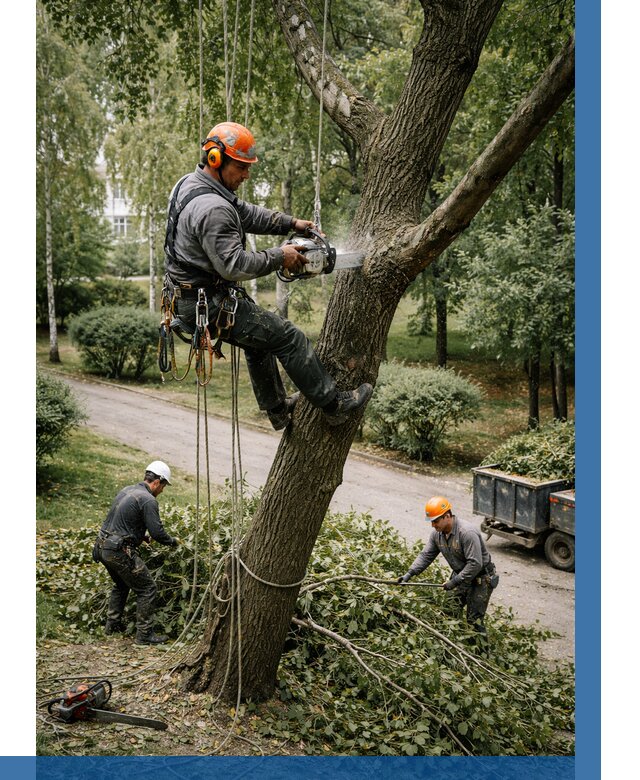 Кронирование деревьев в Копейске от 6671 р. | ВЫСОТНИК-Кпс