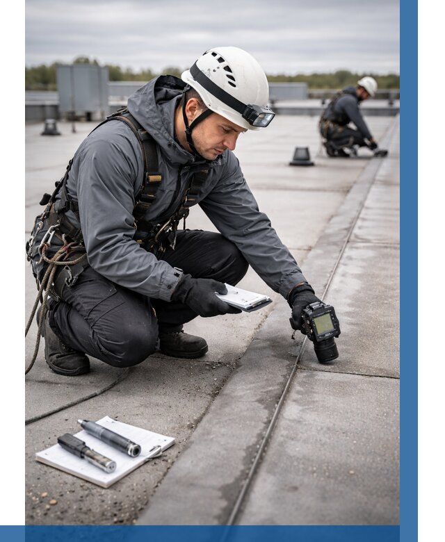 Обследование кровли на протечки в Копейске от 4618 р. | ВЫСОТНИК-Кпс