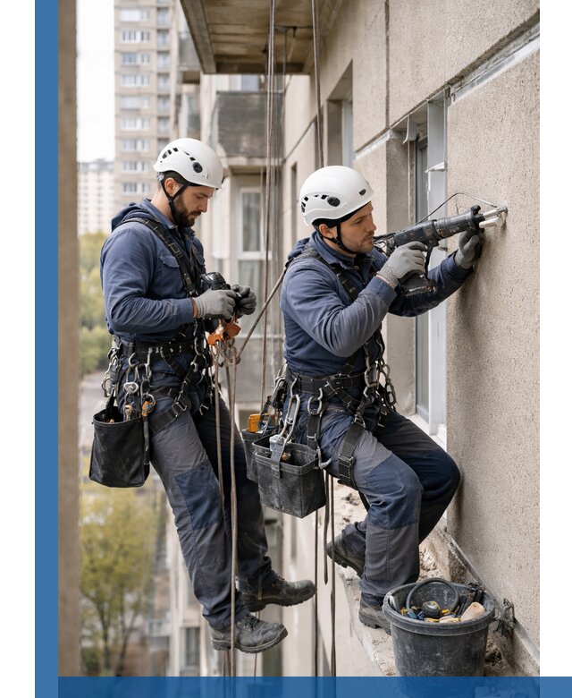 Промышленные альпинисты высотные работы и монтаж в Копейске